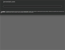 Tablet Screenshot of jeremiah.com